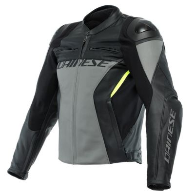 Dainese RACING 4 sportovní kožená bunda šedá/černá vel.46